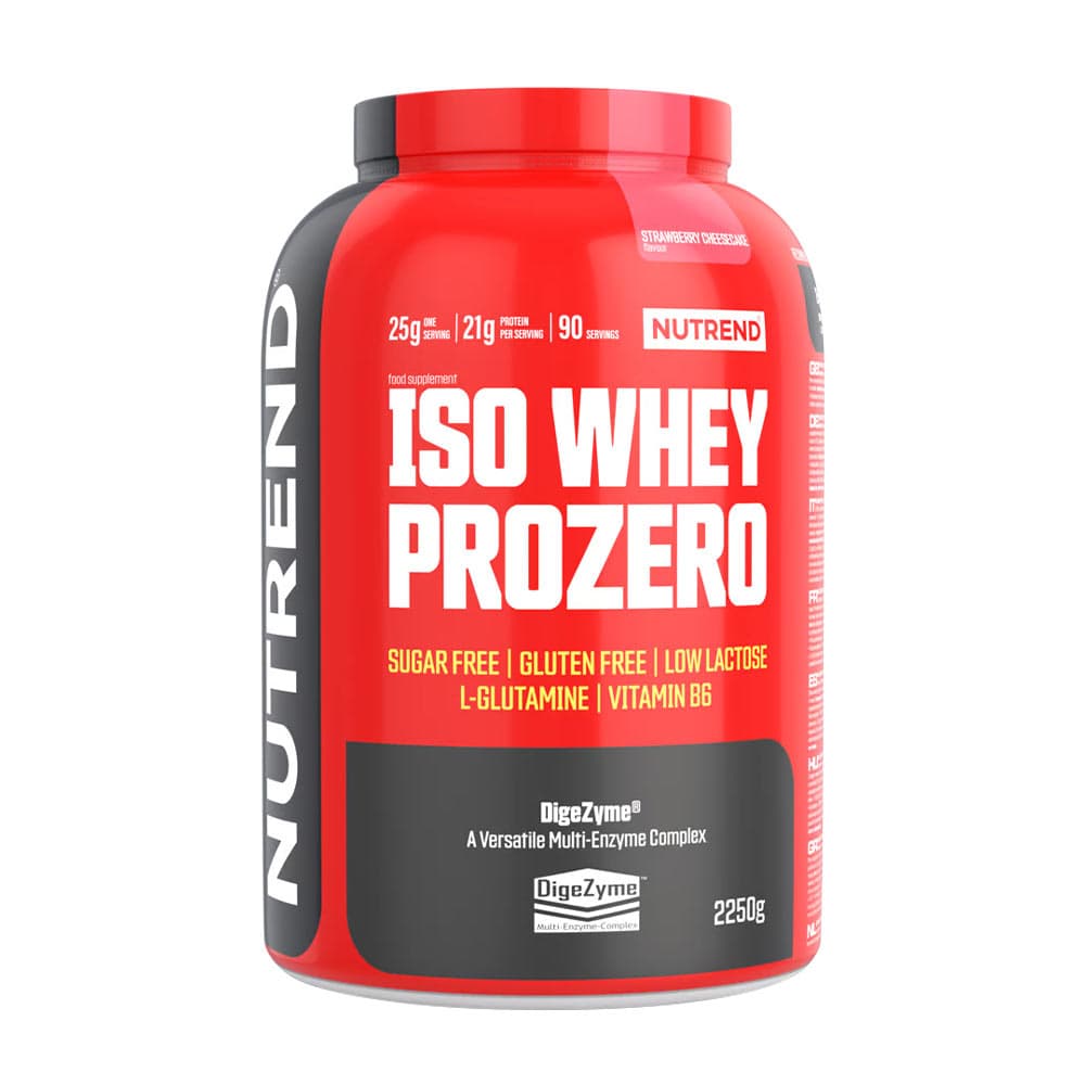 Nutrend - Iso Whey Prozero – Nutrend förpackning