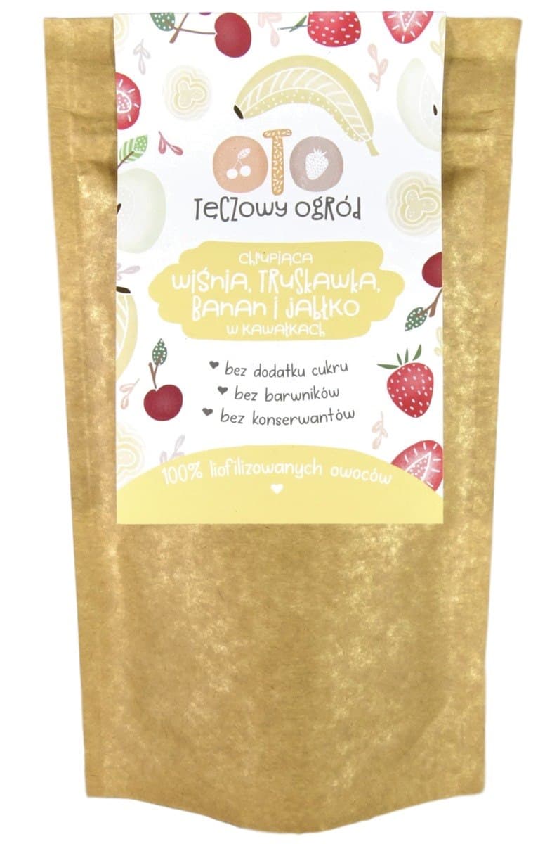 OTO - Rainbow Garden Crunchy Freeze-Dried Fruit - 20g – OTO förpackning