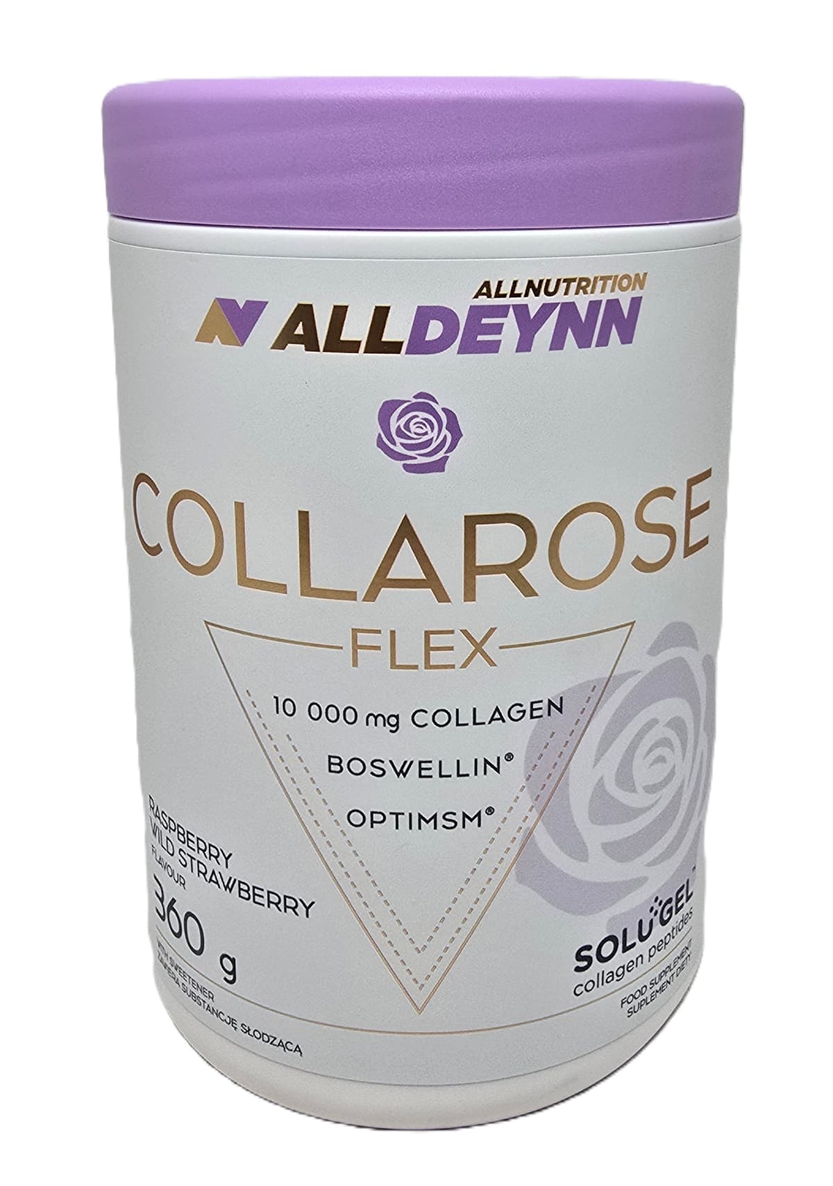 Allnutrition - Collarose Flex, Raspberry Wild Strawberry - 360g – Allnutrition förpackning