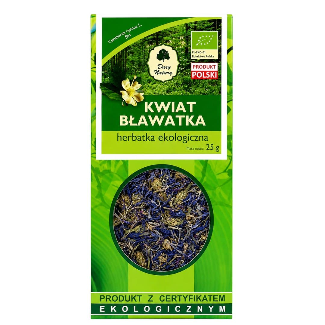 Dary Natury - Cornflower Petals - 25g – Dary Natury förpackning