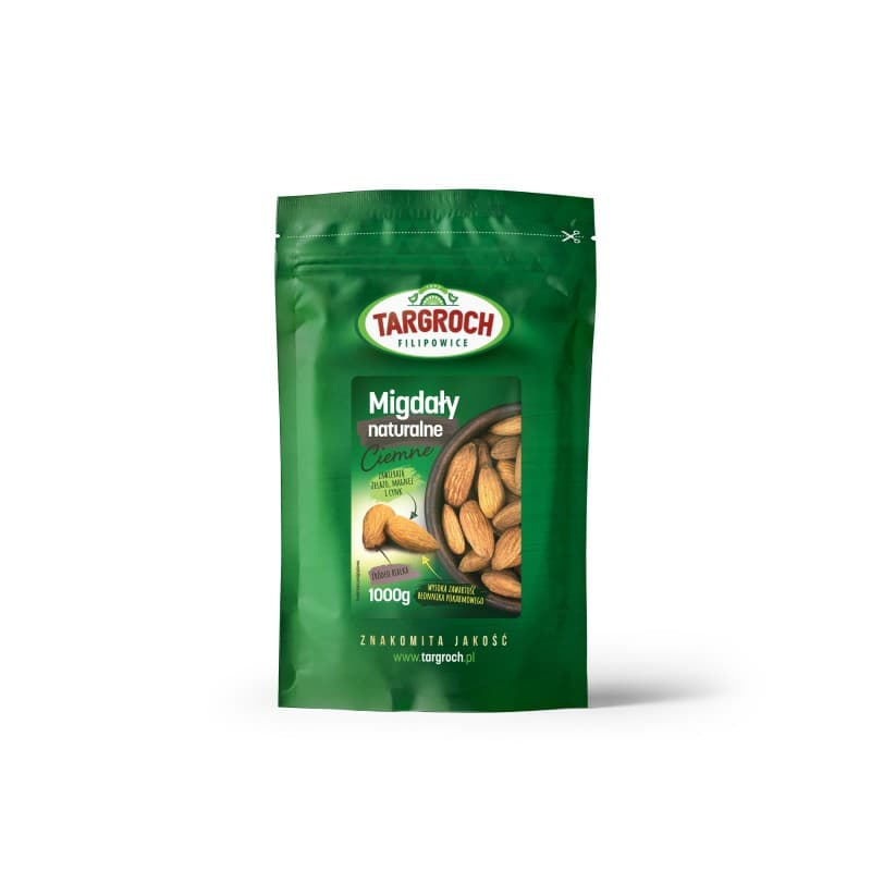 Targroch - Almonds Natural - 1000g – Targroch förpackning