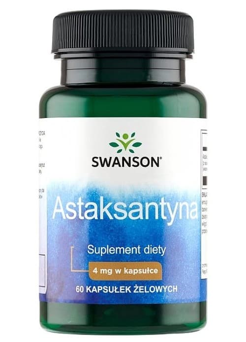 Swanson - Astaxanthin - 60 Sgels – Swanson förpackning