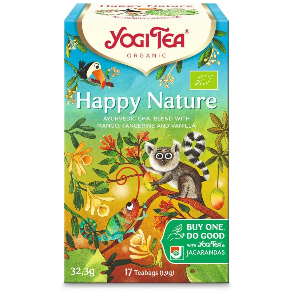 Yogi Tea - Happy Nature – Yogi Tea förpackning