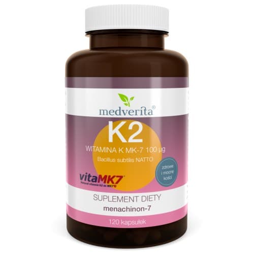 Medverita - Vitamin K2 MK-7 - 120 Caps – Medverita förpackning