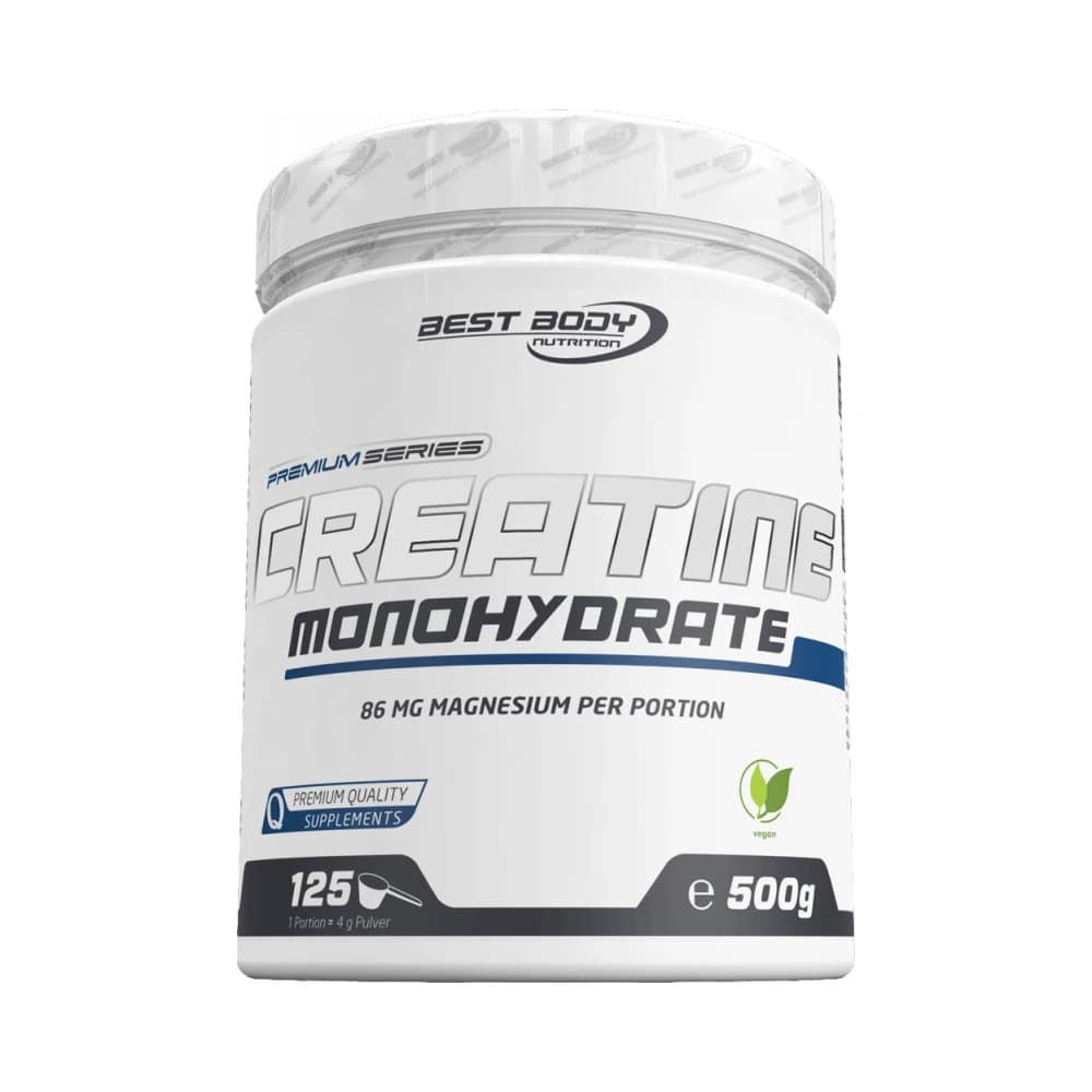 Best Body Nutrition - Creatin Monohydrat - Standard - 500g – Best Body Nutrition förpackning