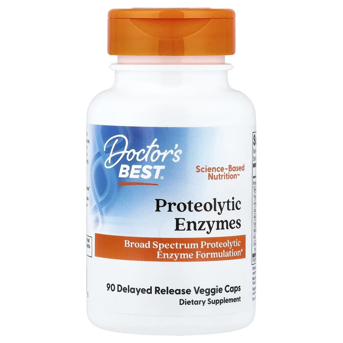 Doctor's Best - Proteolytiske Enzymer - 90 Vcaps