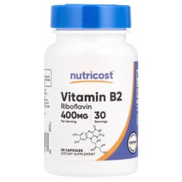 Nutricost - Vitamin B2 Riboflavin - 30 Caps