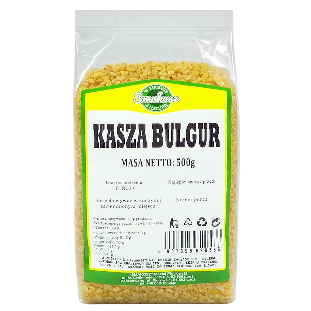 Smakosz - Bulgur Wheat - 500g – Smakosz förpackning