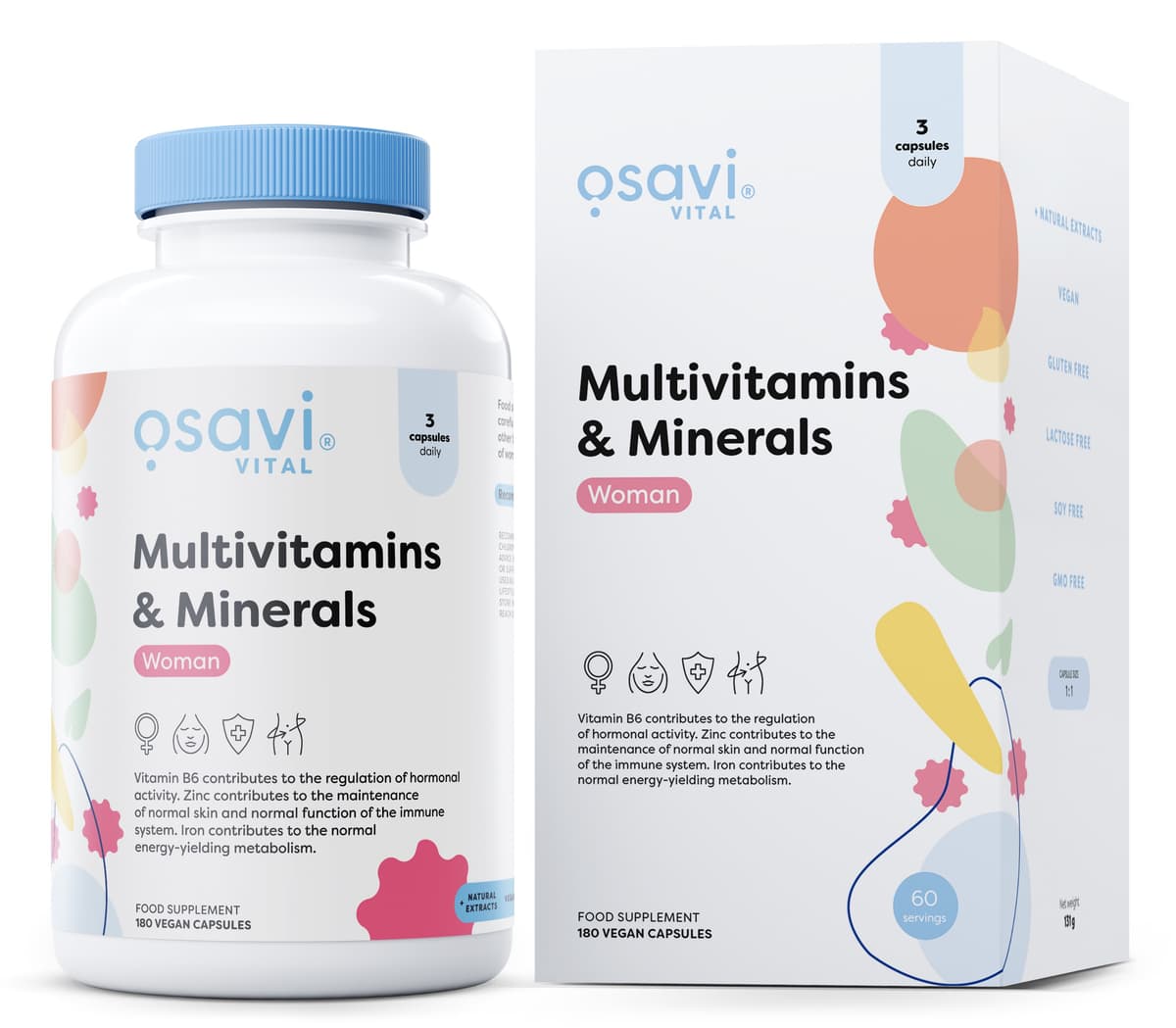 Osavi - Multivitaminer & Mineraler Kvinde – Osavi emballage