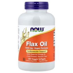 NOW Foods - Flax Oil 1000mg Vegan Formula