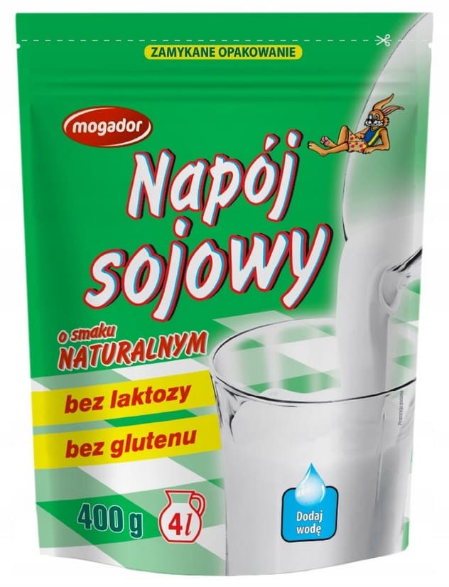 Mogador - Natural Soy Drink Powder 400g – Mogador förpackning