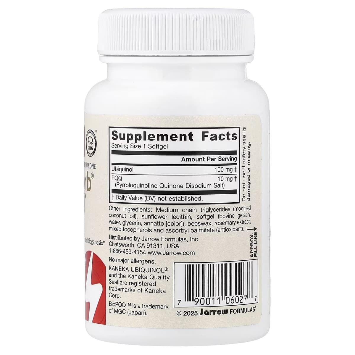 Jarrow Formulas - QH-absorb + PQQ - 30 pehmeäkapl