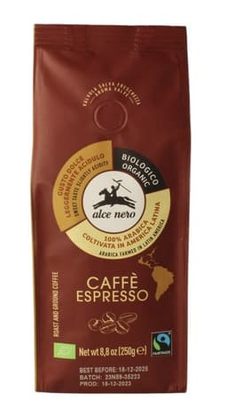 Alce Nero - Organic Ground Arabica Coffee