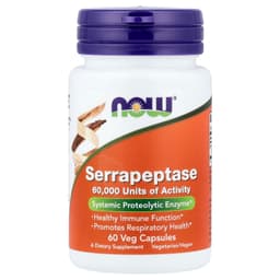 NOW Foods - Serrapeptase - 60 Vcaps
