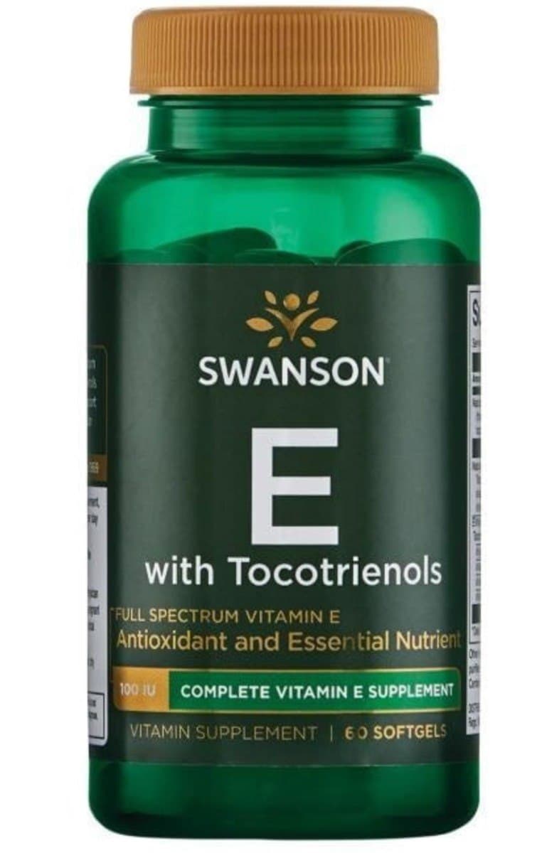 Swanson - Full Spectrum E With Tocotrienols - 60 Caps – Swanson förpackning