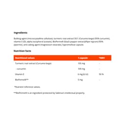 GymBeam - Curcumin + Vitamin E - 90 Capsules