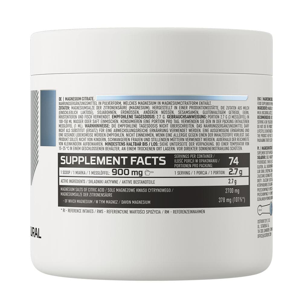 Ostrovit - Magnesiumcitrat, Naturlig - 200g