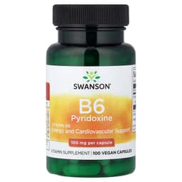 Swanson - B6 Pyridoxine - 100 Caps