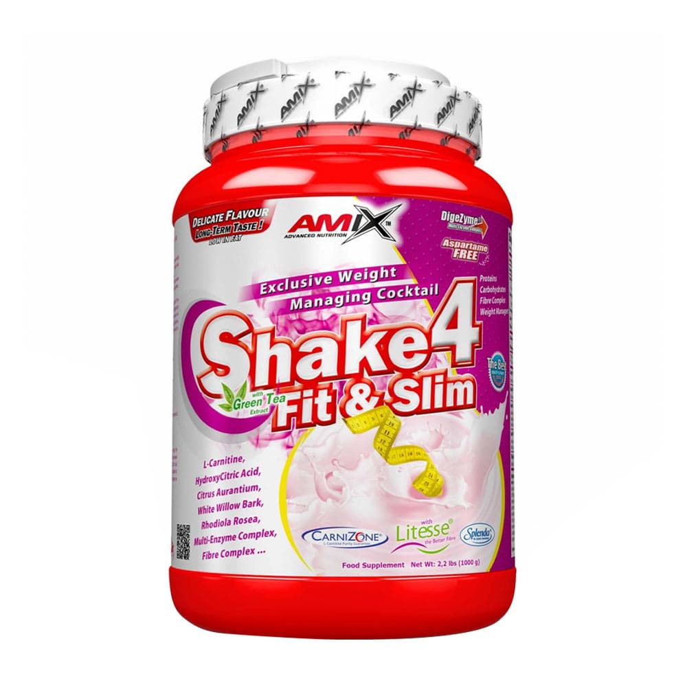 Amix - Shake-4 Fit & Slim, Chocolate - 1000g – Amix förpackning