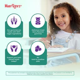 Maryruth'S Organic Kids Immunity Gummies - Mixed Berry - 60 Gummies