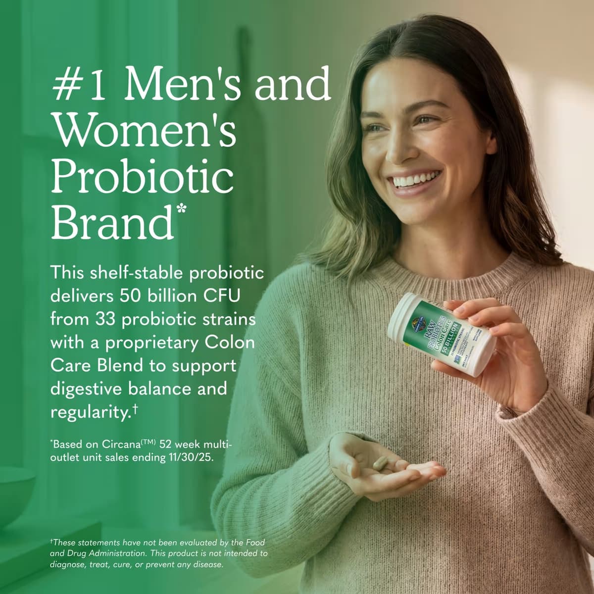 Garden Of Life - Raw Probiotics Colon Care - 30 Caps
