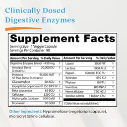 Doctor's Best - Digestive Enzymes - 90 Vcaps