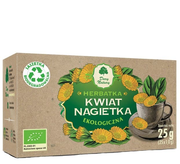 Dary Natury - Organic Calendula Flower Tea 25 Sachets