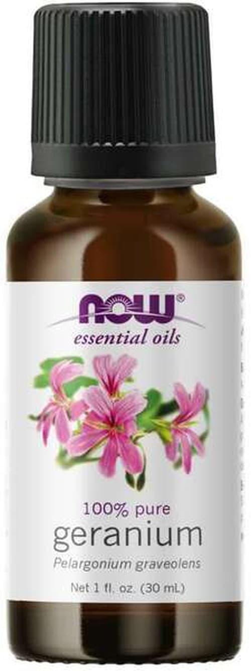 NOW Foods - Geranium Essential Oil - 30ml – NOW Foods förpackning