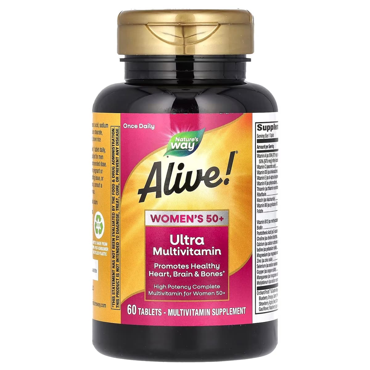 Nature'S Way - Alive! Ultra Multivitamin - 60 Tabs