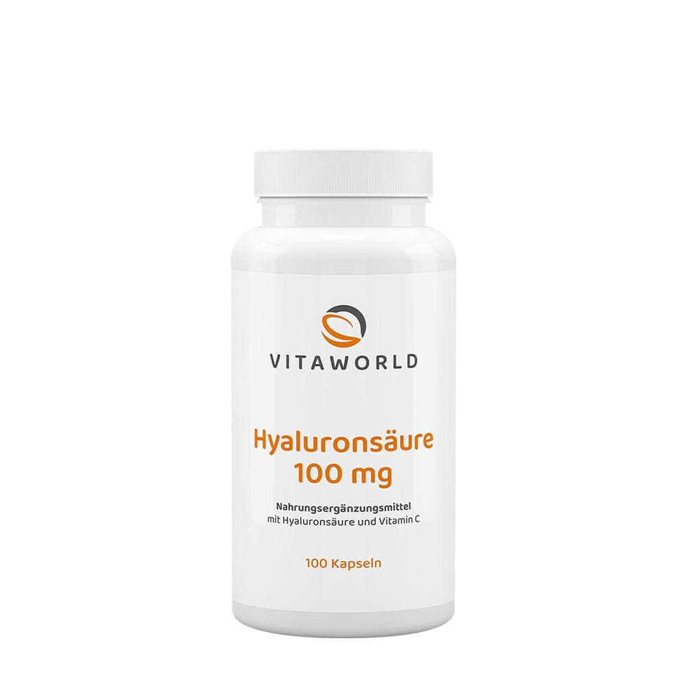 Vitaworld - Hyaluronic Acid - 100 Caps – Vitaworld förpackning