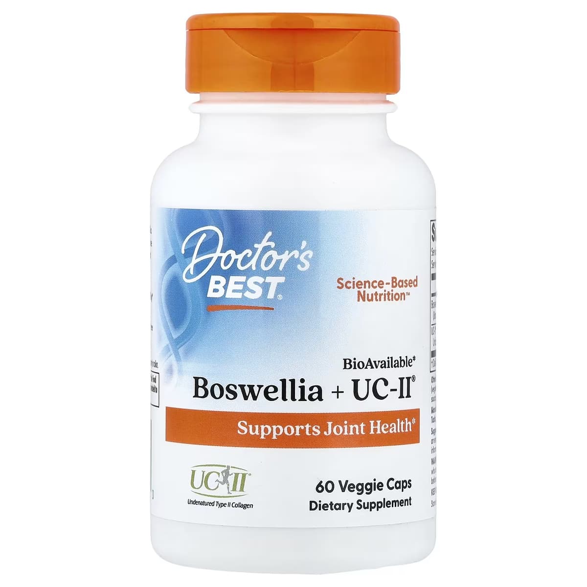 Doctor'S Best - Boswellia With Uc-II - 60 Vcaps