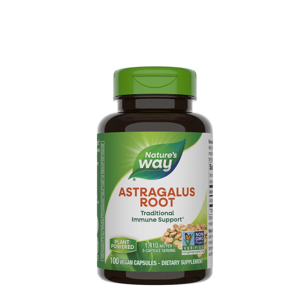 Nature'S Way - Astragalus Root - 100 Vcaps – Nature's Way förpackning