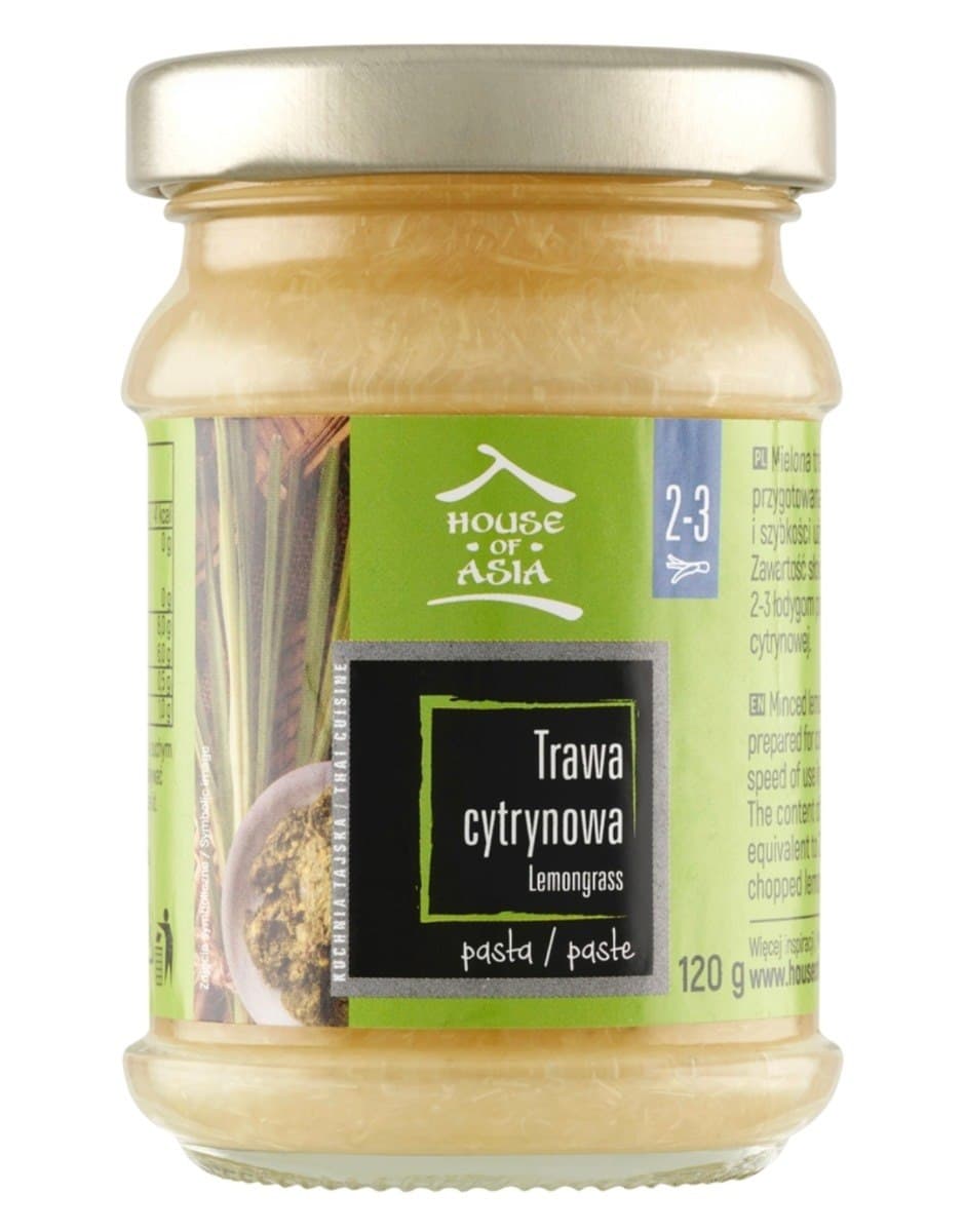 House of Asia - Lemongrass Paste - 120g – house of asia förpackning