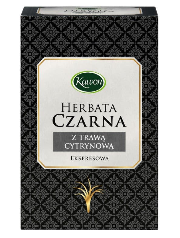 Kawon - Black Tea With Lemongrass - 20X2g – Kawon förpackning