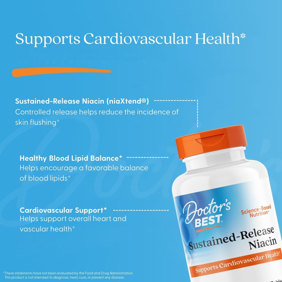 Doctor's Best - Sustained-Release Niacin with Niaxtend