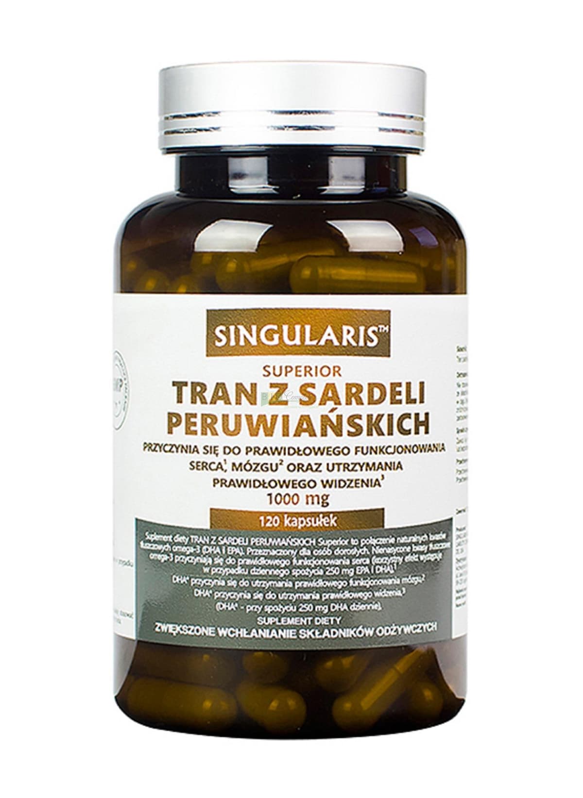 Singularis - Peruvian Sardine Oil - 120 Caps – Singularis förpackning