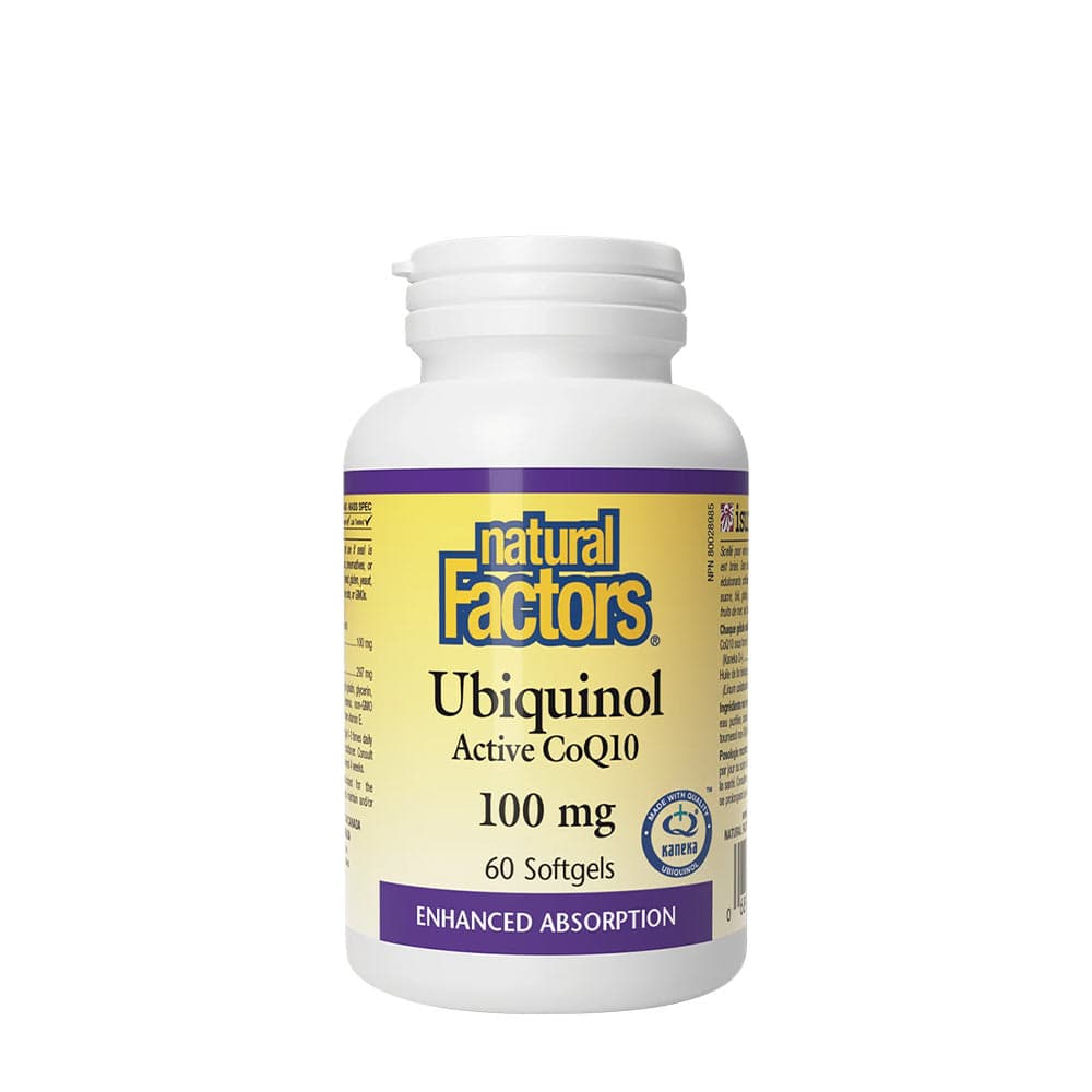 Natural Factors - Ubiquinol Active CoQ10 - 60 Sgels