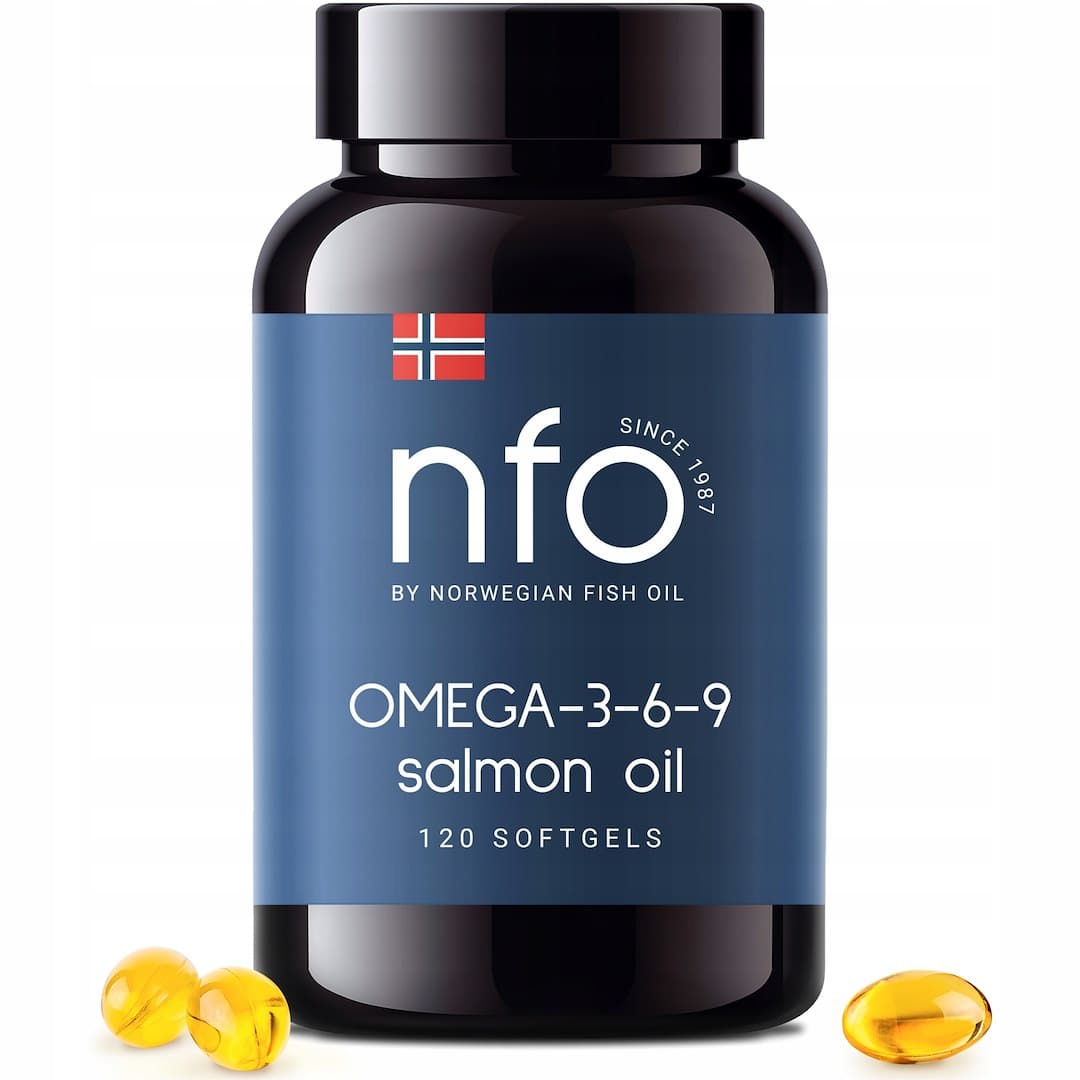 Nfo - Omega 3 6 9 Salmon Oil - 120 – NFO förpackning