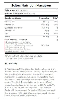 Scitec Nutrition - Magatron - 108 Caps