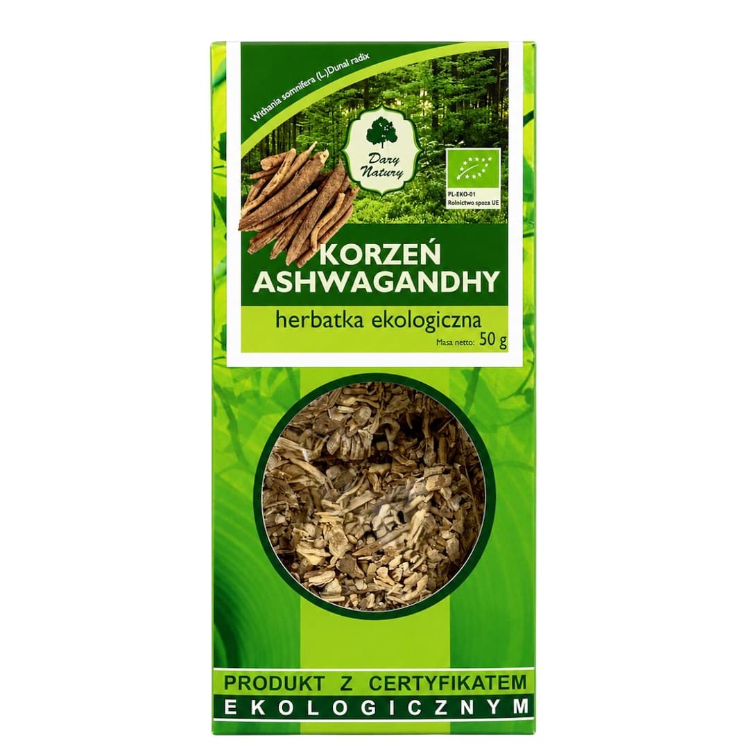Dary Natury - Ashwagandha Root - 50g – Dary Natury förpackning