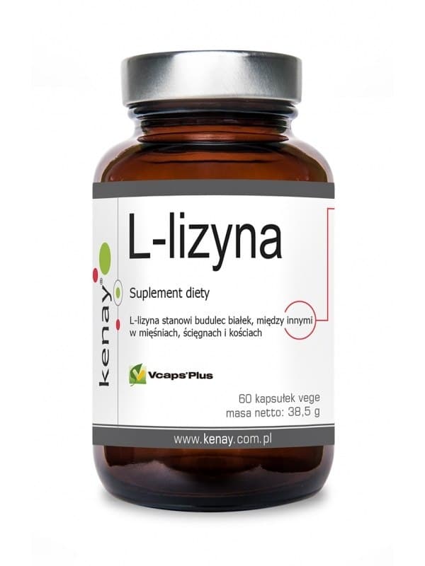 Kenay - L-Lysine - 60 Caps – Kenay förpackning