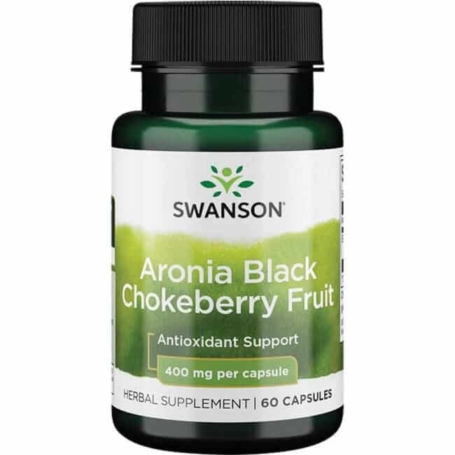 Swanson - Aronia Black Chokeberry Fruit - 60 Caps – Swanson förpackning