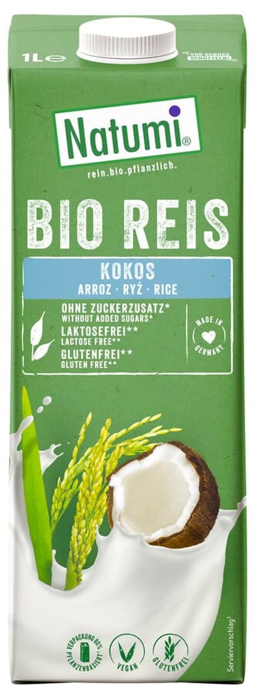Natumi - Organic Rice Drink – Natumi förpackning