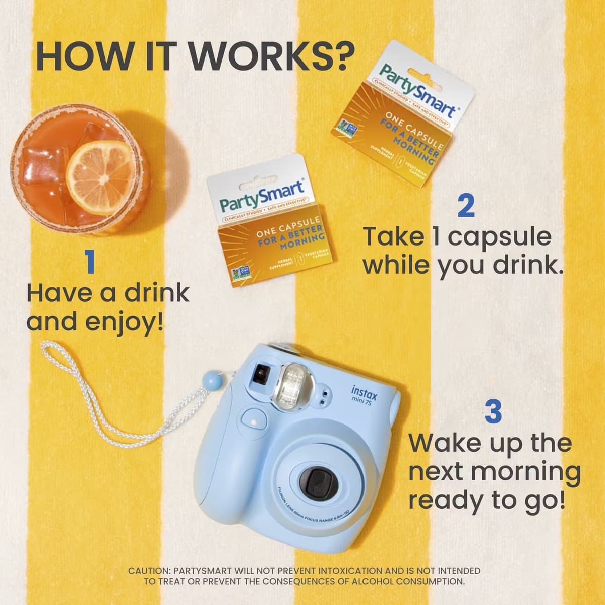 Partysmart - One Caps For A Better Morning - 4 Vcaps