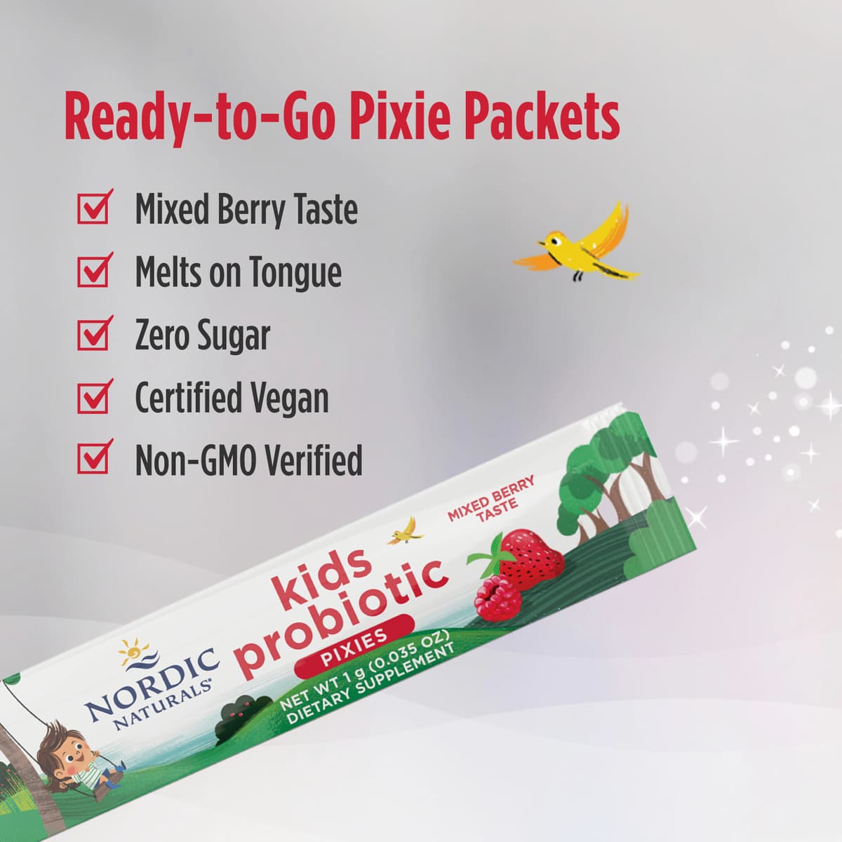 Nordic Naturals - Kids Nordicflora Probiotiske Pixies
