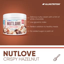 Allnutrition - Nutlove Crispy Hazelnut Milky & White Choco - 500g