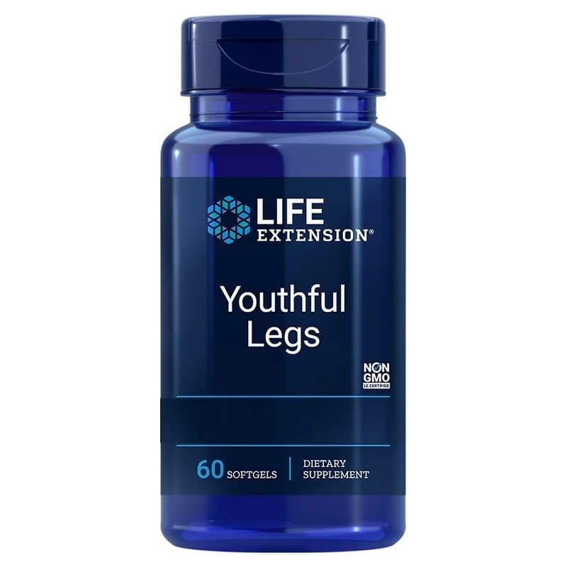 Life Extension - Youthful Legs - 60 Sgels – Life Extension förpackning