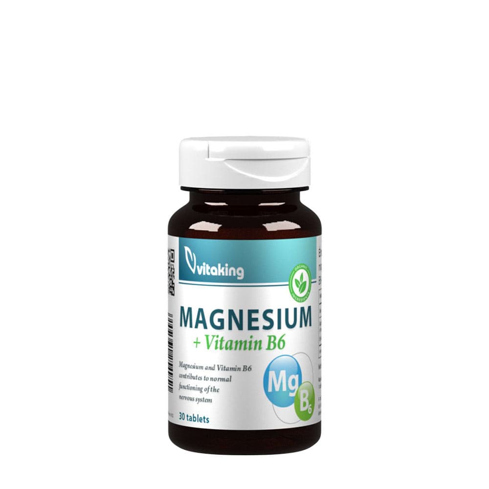 Vitaking - Magnesium + Vitamin B6 (KORT DATUM 2026-10-05) – Vitaking emballage