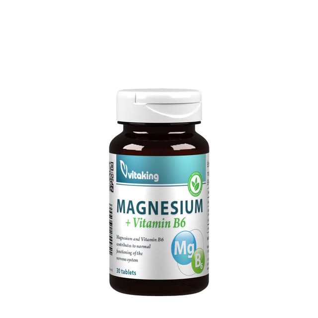 Vitaking - Magnesium + Vitamin B6 (KORT DATUM 2026-10-05)
