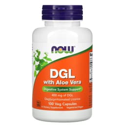 NOW Foods - DGL With Aloe Vera - 100 Vcaps